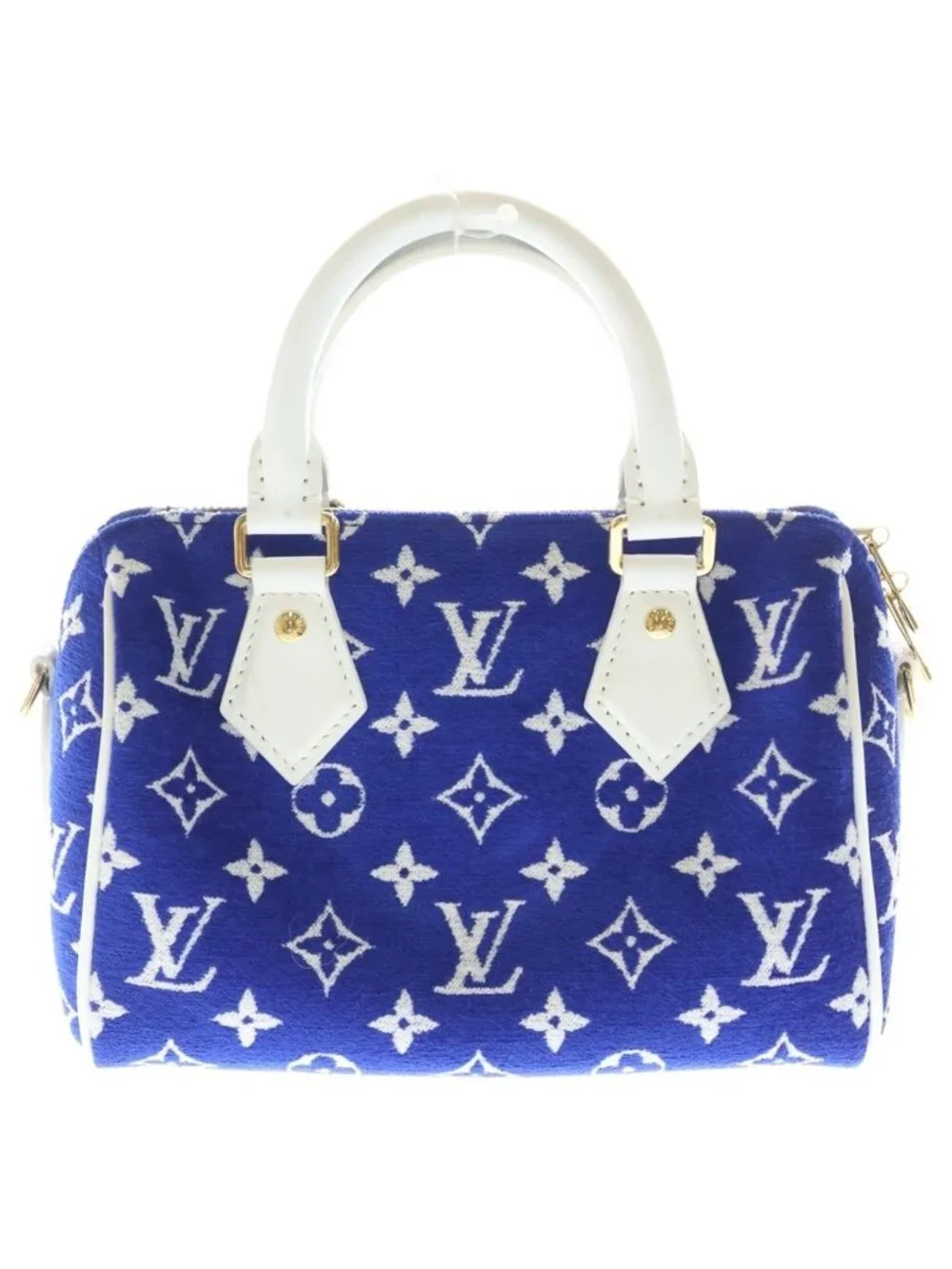 Louis Vuitton Monogram Speedy Bandouliere 20 2-Way Handbag Blue